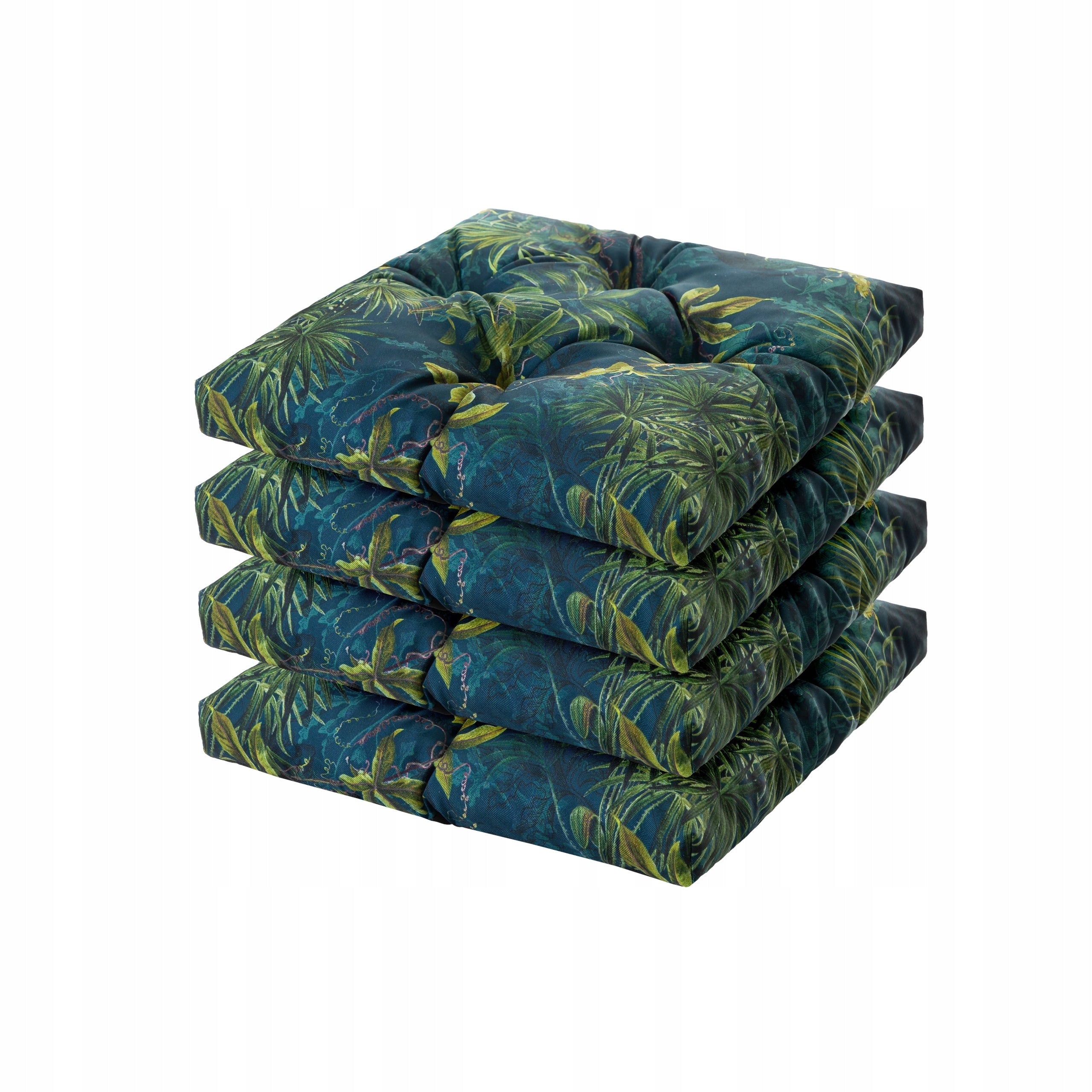 4x GARDEN PILLOW WATERPROOF Garden Chair Cushion Tied 45x45