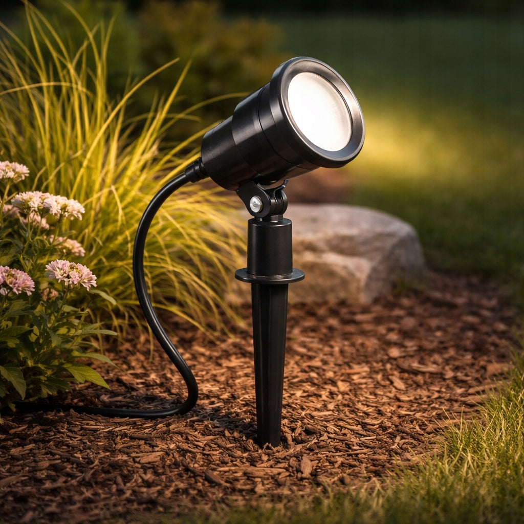 4x LED Garden Lamp HAMMERED For Garden Headlight 4500K IP65 SKEWER Manufacturer code 4x Lampa Ogrodowa LED WBIJANA Do Ogrodu