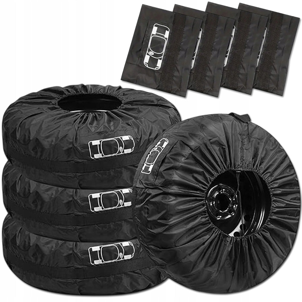 4x RIM SPARE WHEEL TYRE PROTECTIVE COVERS 13 14 15 16 17 18 19 inches