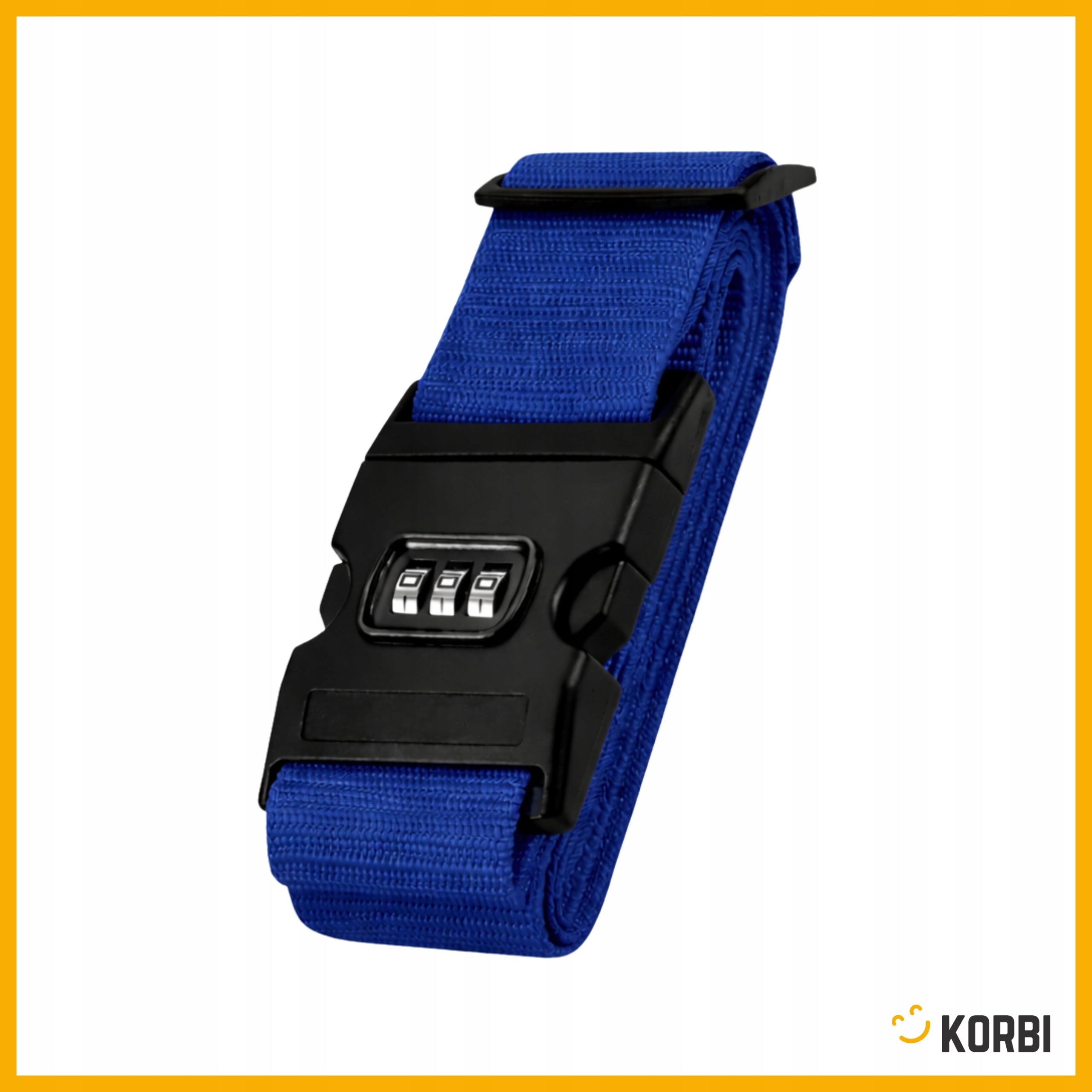 4x SECURITY BELT DOUBLE SUITCASE LUGGAGE BAGS TRAVEL SET BELTS Manufacturer code NIEBIESKI PAS 388 cm