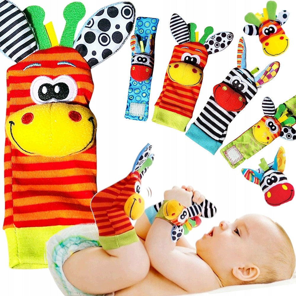 4x SENSORY SOCKS AND 3D RATCHET HEADBANDS FOR BABIES FOR GIFT