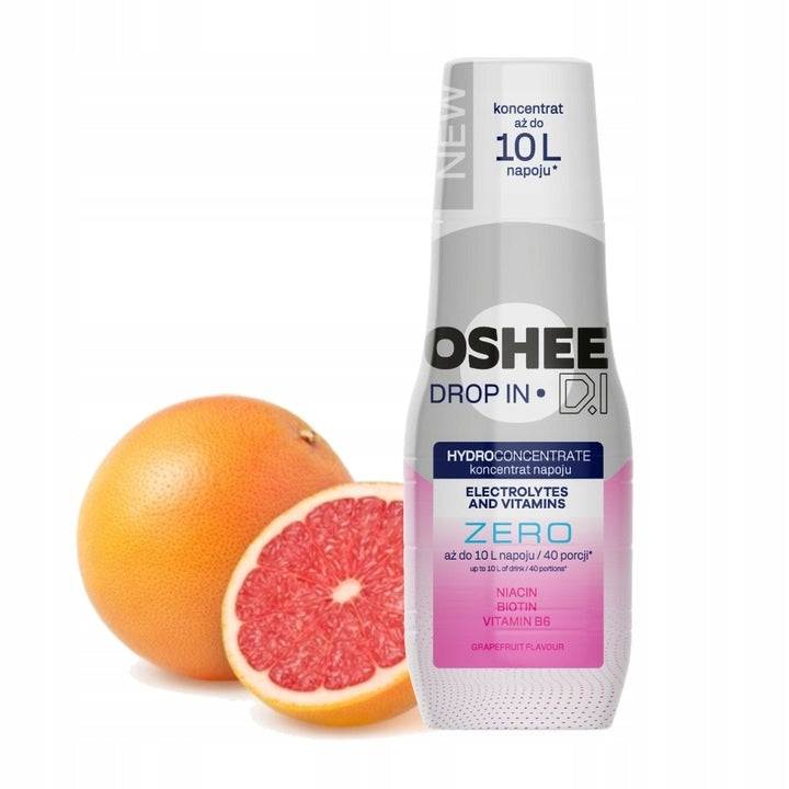 4x SYRUP CONCENTRATE JUICE SET Oshee Drop In for WATER SATURATOR Packaging status original