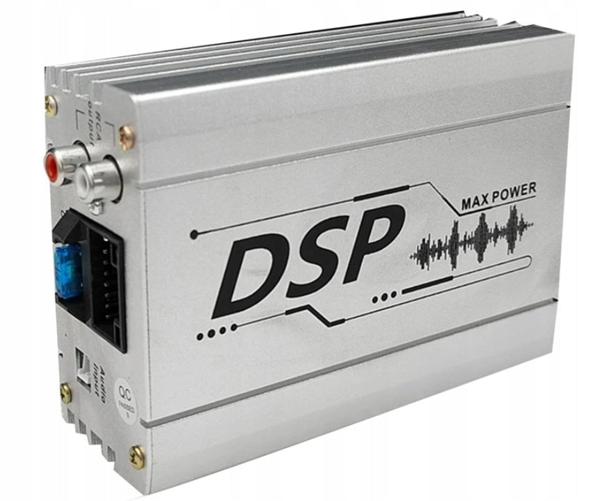 4x50W 10 Channel DSP Sound Amplifier for Radio with Android Bluetooth App Manufacturer code DSP wzmacniacz