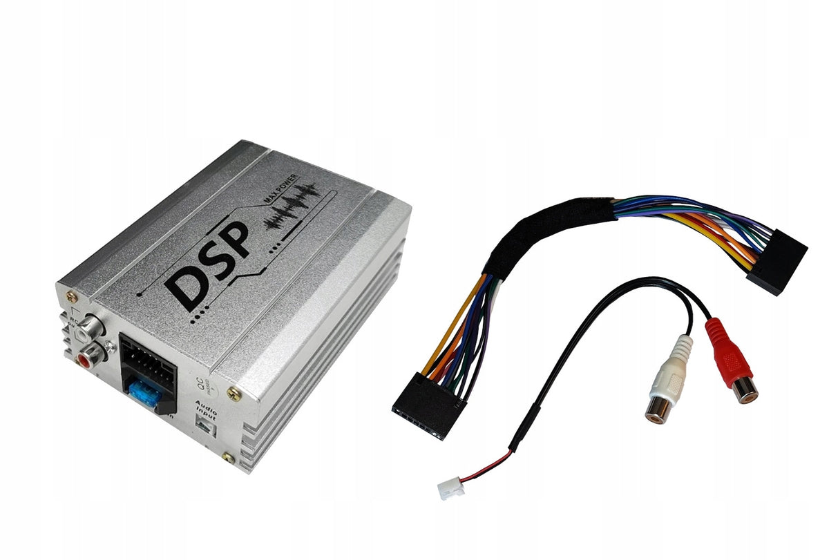 4x50W 10 Channel DSP Sound Amplifier for Radio with Android Bluetooth App Packaging status original