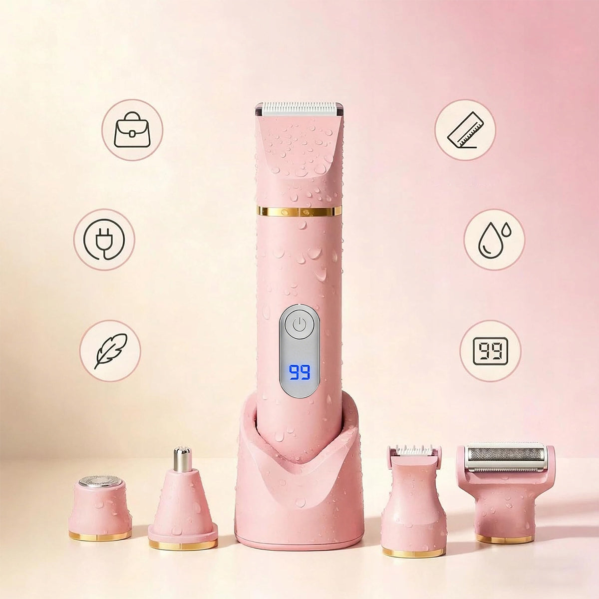 5 In 1 Electric Women's Shaver, Intimate Area Shaver for Women Brand no brand