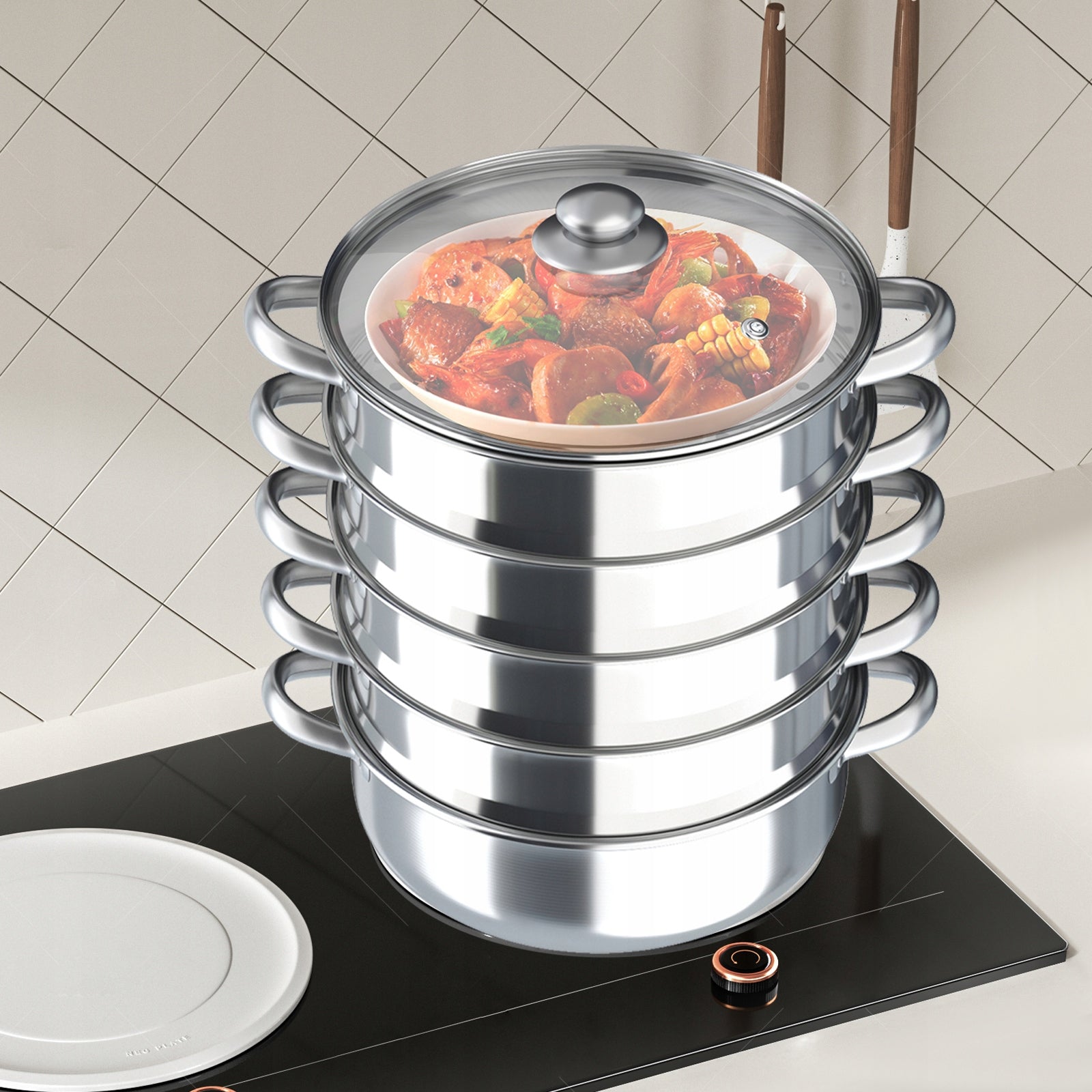 5-LAYER STEAMING POT SET 30CM POTS Manufacturer code 7016742