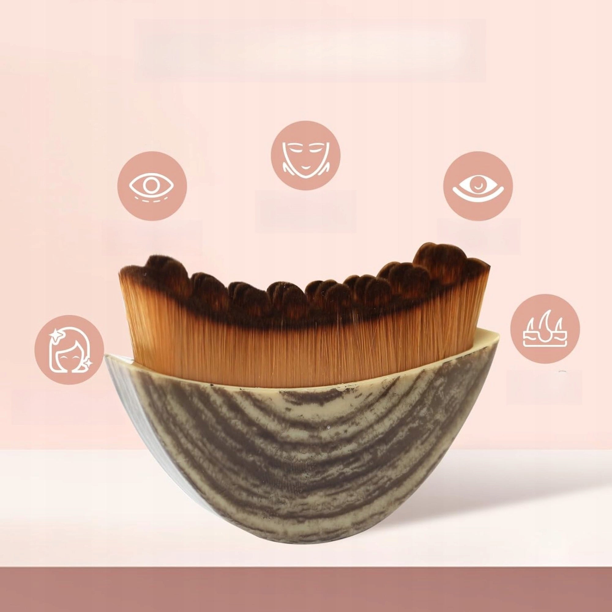 5 PCS Lymphatic contour facial massage brush - shaping and de-puffing tool Packaging status original