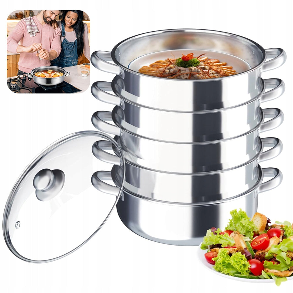 5-Ply Steamer, Stainless Steel Steamer, 5-Ply Steamer