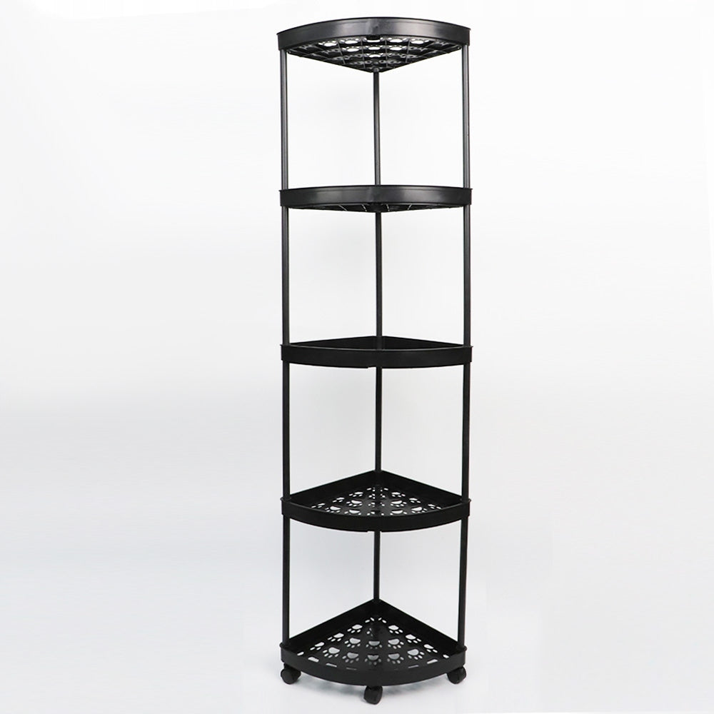 5-TIER ORGANIZER ON WHEELS, CORNER BOOKCASE, STANDING BATHROOM, RACK Brand no brand