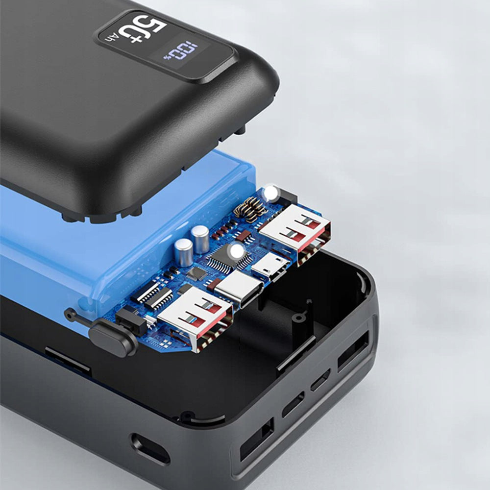 50000MAH POWER BANK WITH A LONG LIFE CYCLE OF OVER 1000 CHARGES Manufacturer code PPQD090101