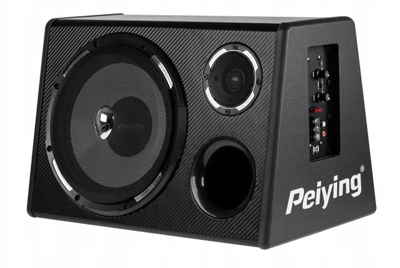 500W PEIYING SUBWOOFER BASS REFLEX TUBE BOX WITH CABLES - NEW MODEL Manufacturer no brand