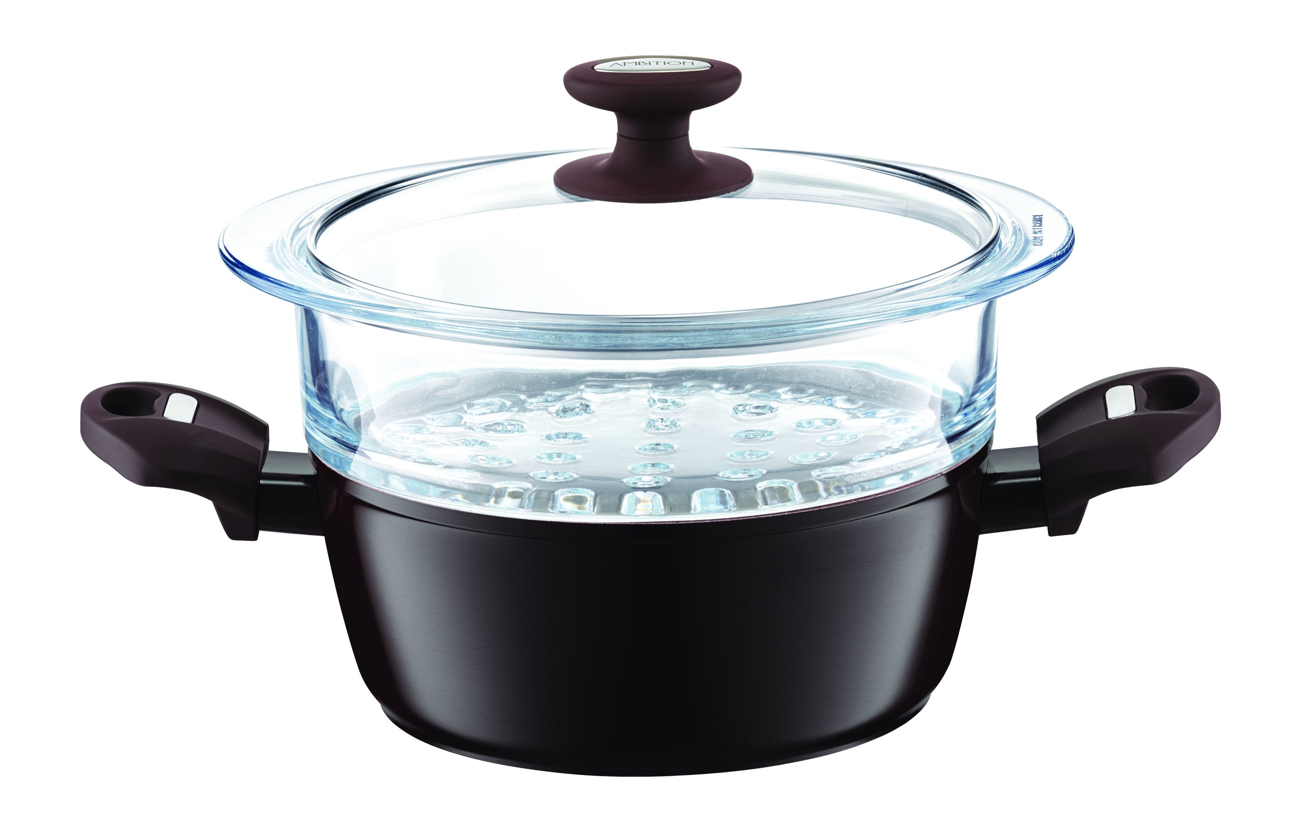 50254 Steaming pot 24 cm Ambition Master lid and 1 cartridge Brand Ambition