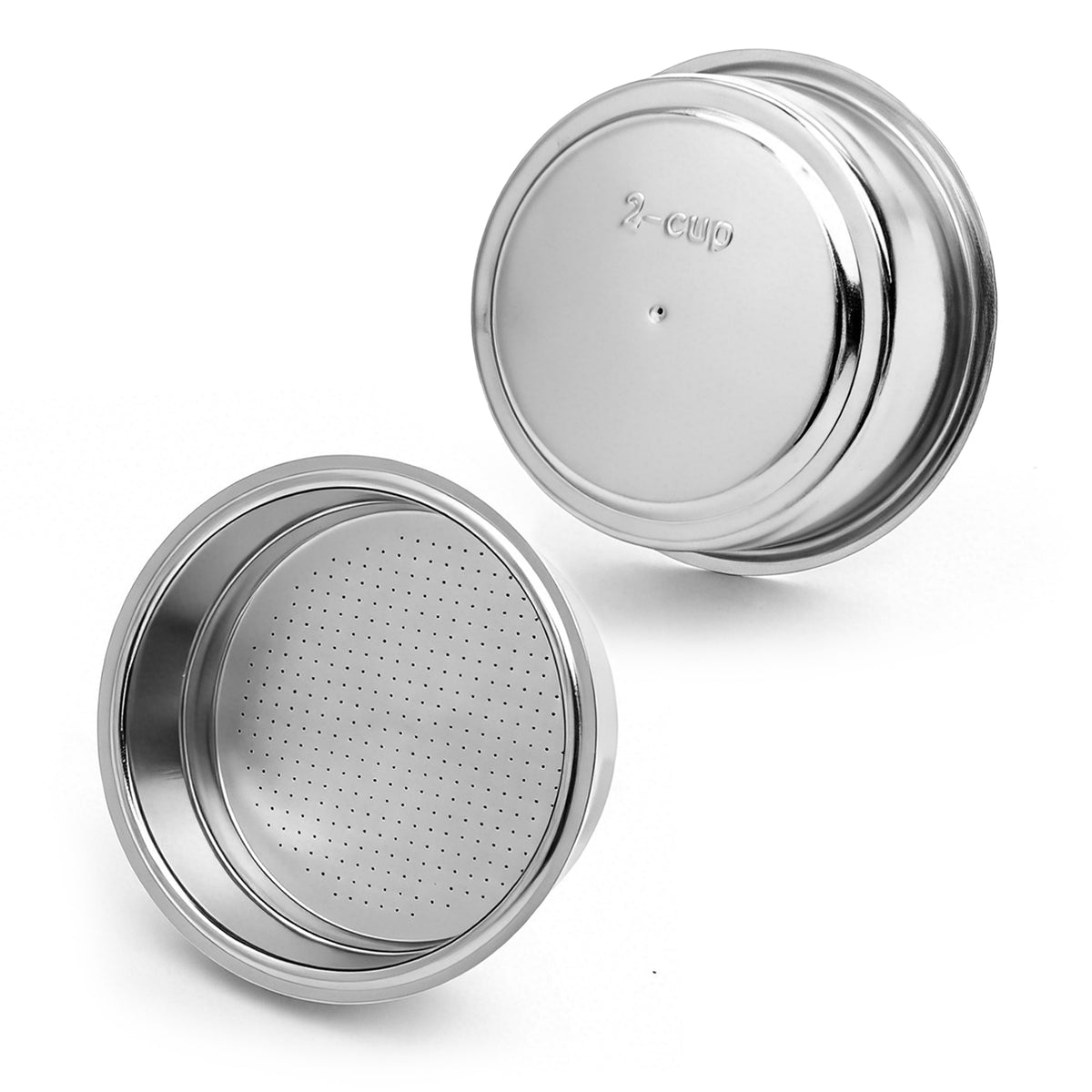 51mm Espresso Filter Basket Stainless Steel Reusable(Single Cup+Double Cup) Manufacturer code 8711727622858