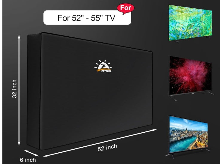 52" TV COVER- 55" DUSTPROOF TV COVER WATERPROOF Packaging status original