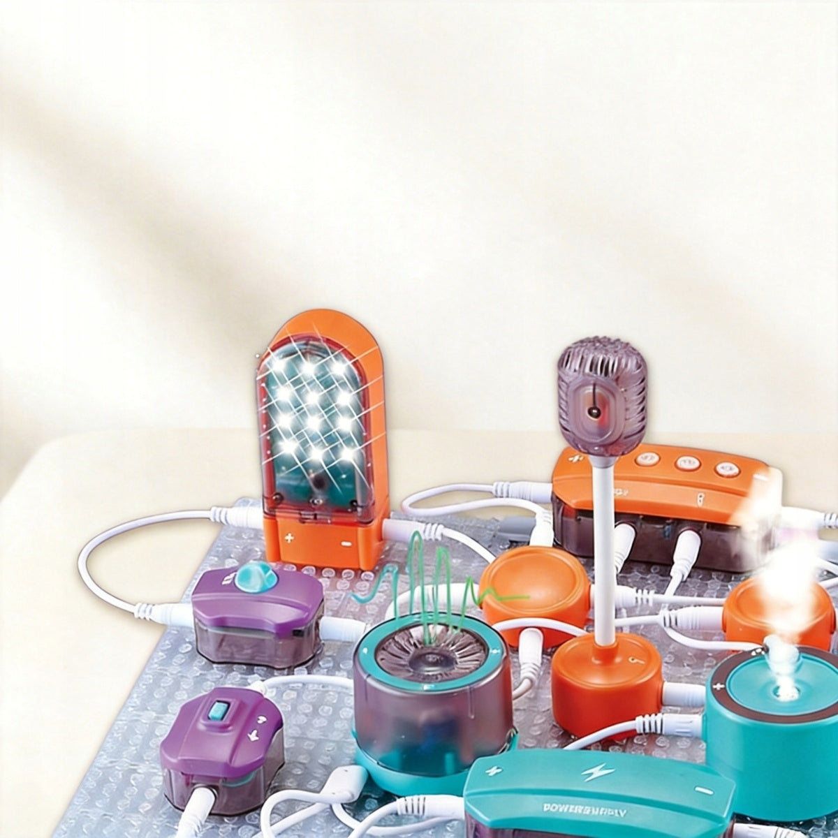 53PCS EDUCATIONAL SET SMALL ELECTRONICS WITH 150+ EXPERIMENTS ELECTRICIAN SCIENCE Brand no brand