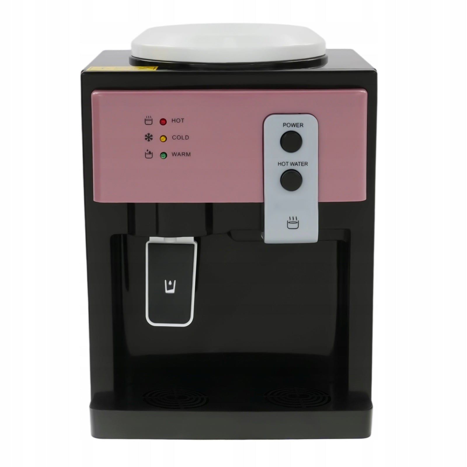 550W 220V HOT COLD WATER DISPENSER TABLETOP PINK 4.5L BOTTLE 27X24CM Packaging status original