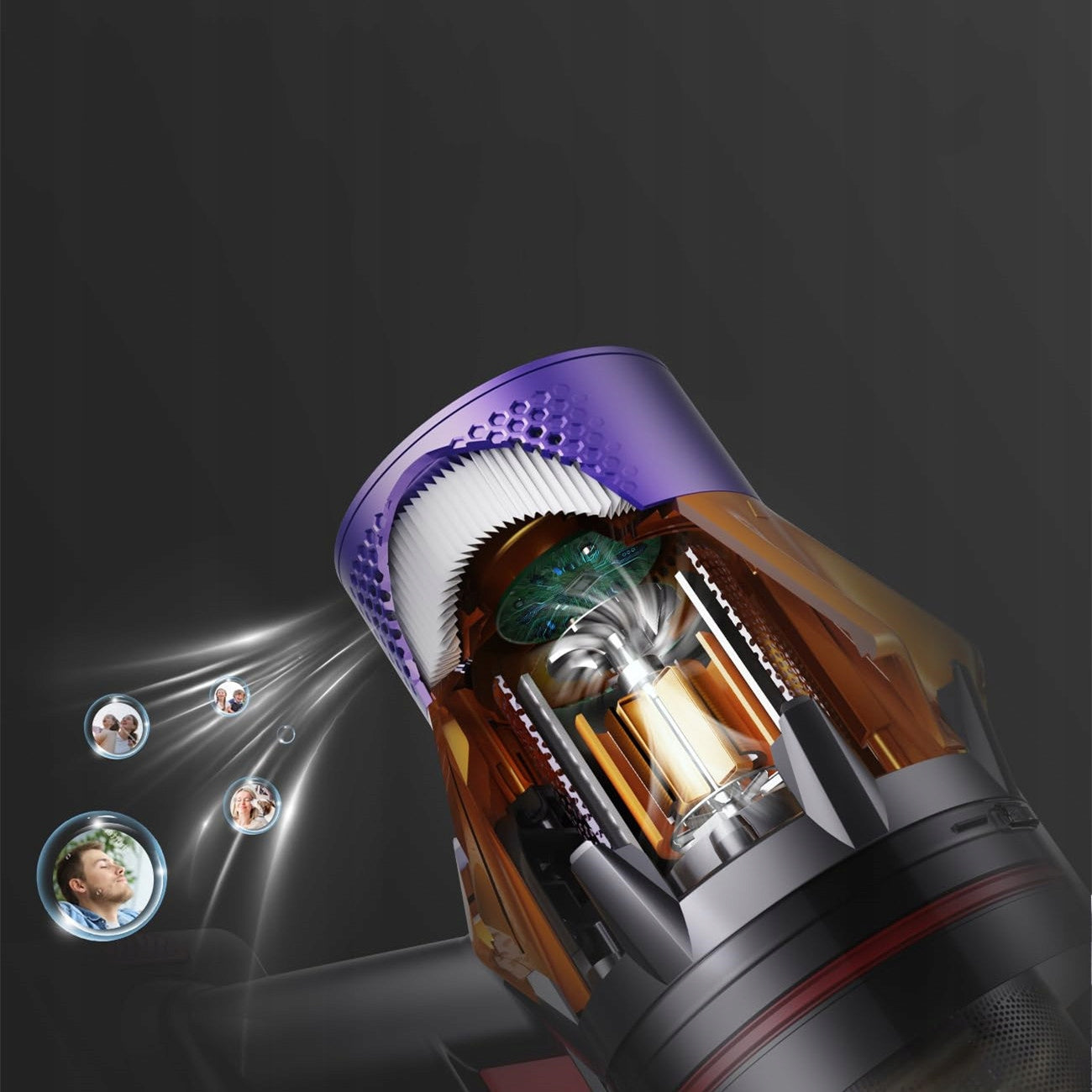 550W 50000PA Powerful Upright Cordless Vacuum Cleaner Handheld Blossom V18 Packaging status original