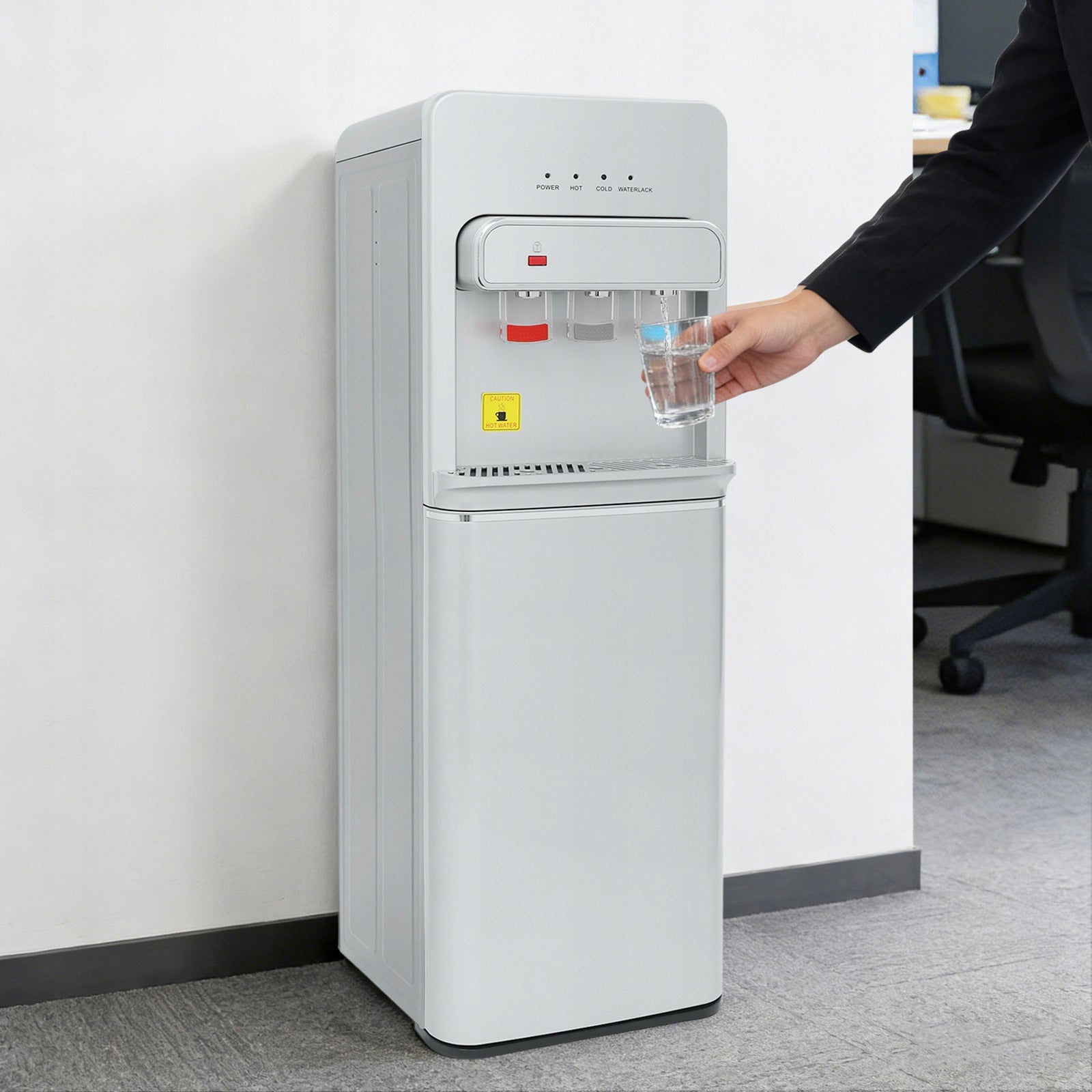 550W Gray Bottom Filled Water Dispenser For 5 Gallon Bottles 85°C-95°C Manufacturer code JZSKYS-002000EU