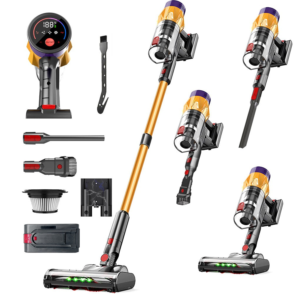 550W Handheld Cordless Vacuum Cleaner, Bagless, 6 in 1, with ł Station