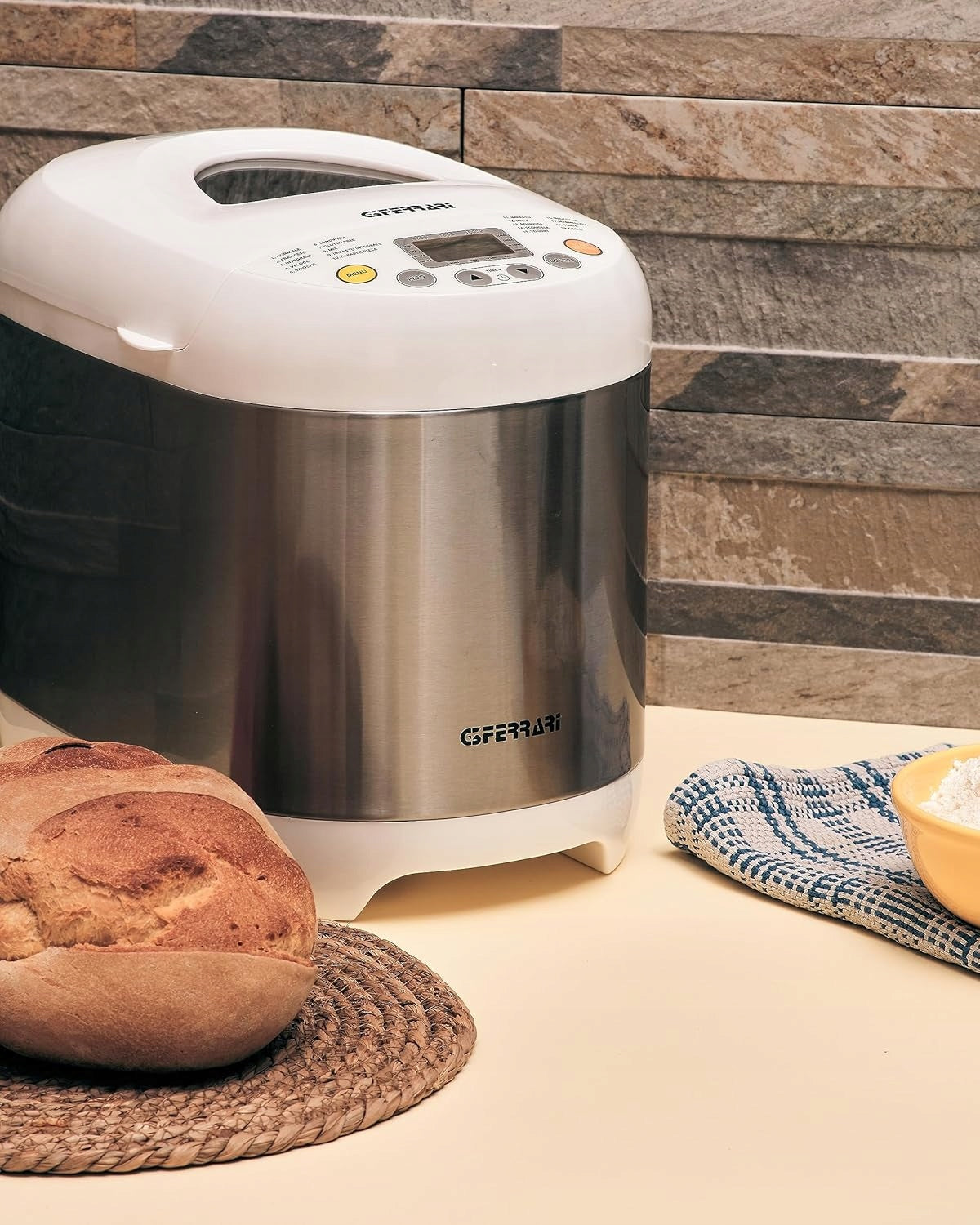 550W STAINLESS STEEL BREAD MACHINE 19 PROGRAMS GLUTEN FREE EAN (GTIN) 5903387796182