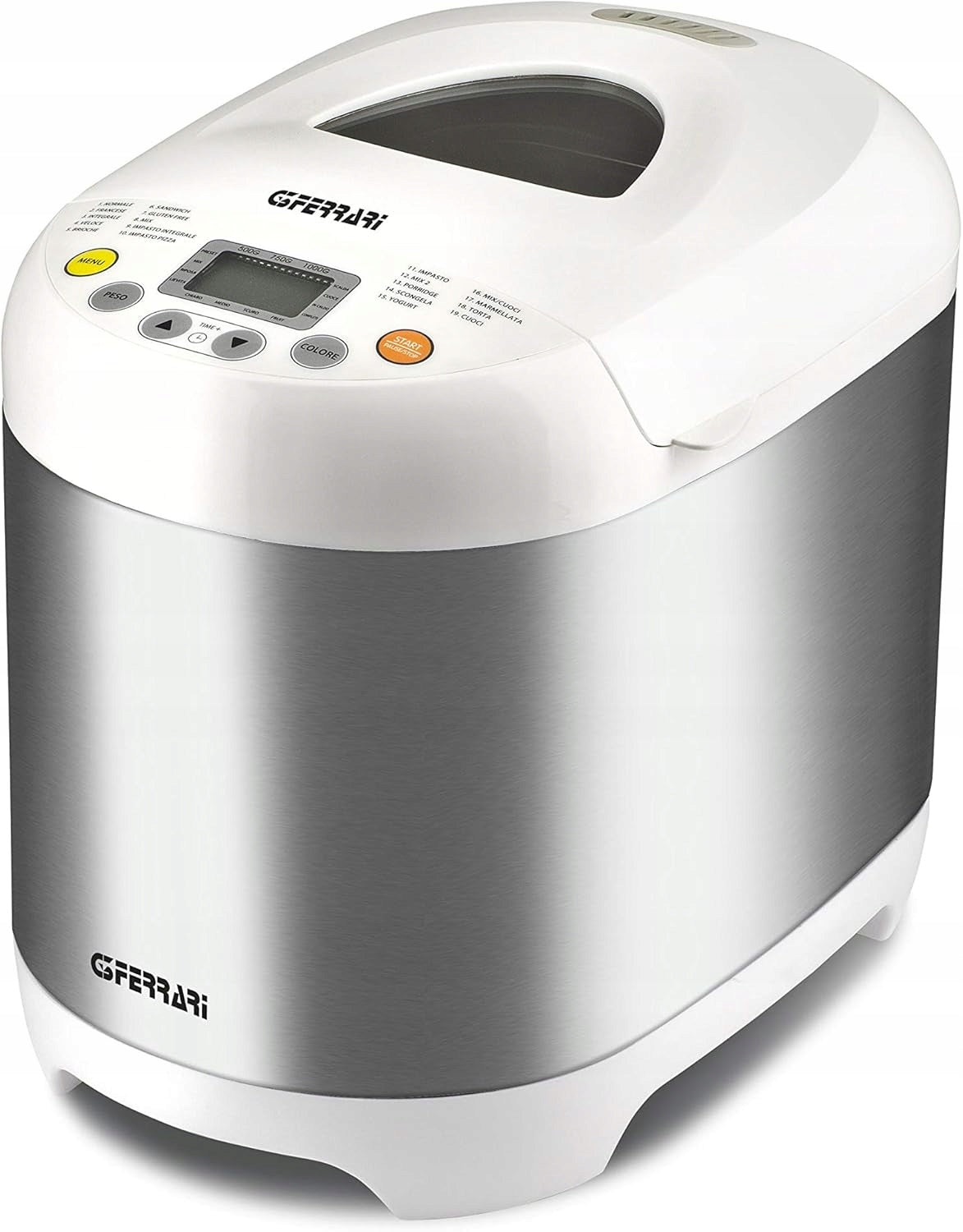 550W STAINLESS STEEL BREAD MACHINE 19 PROGRAMS GLUTEN FREE