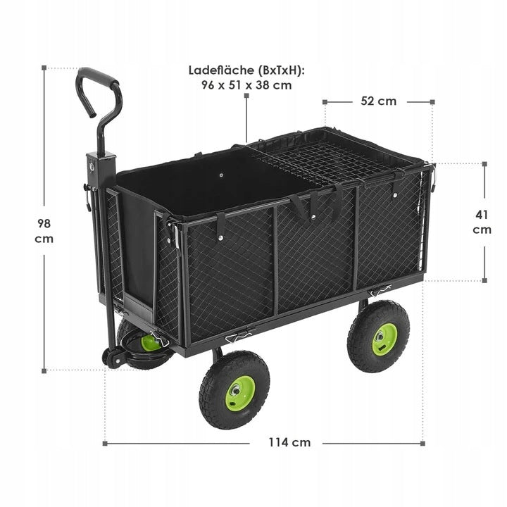 567 Transport trolley garden trailer Product weight with unit packaging 15 kg