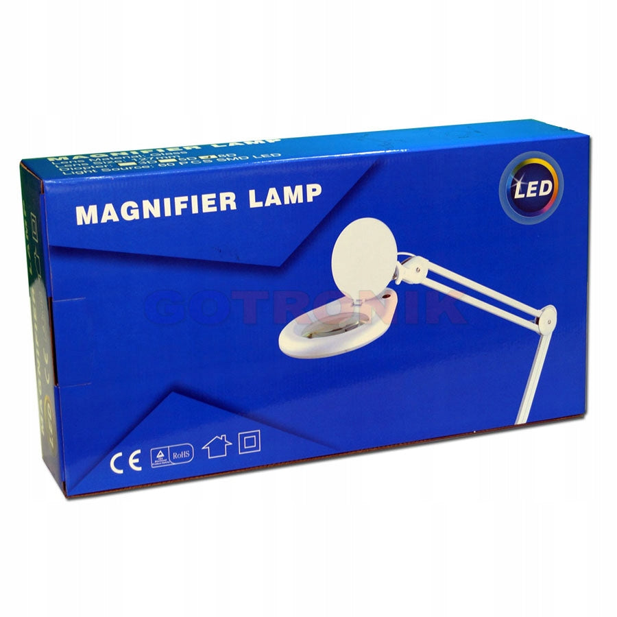 5D magnifying glass lamp (5 diopters) 60LED SMD service Manufacturer code 9005LED-127-5D