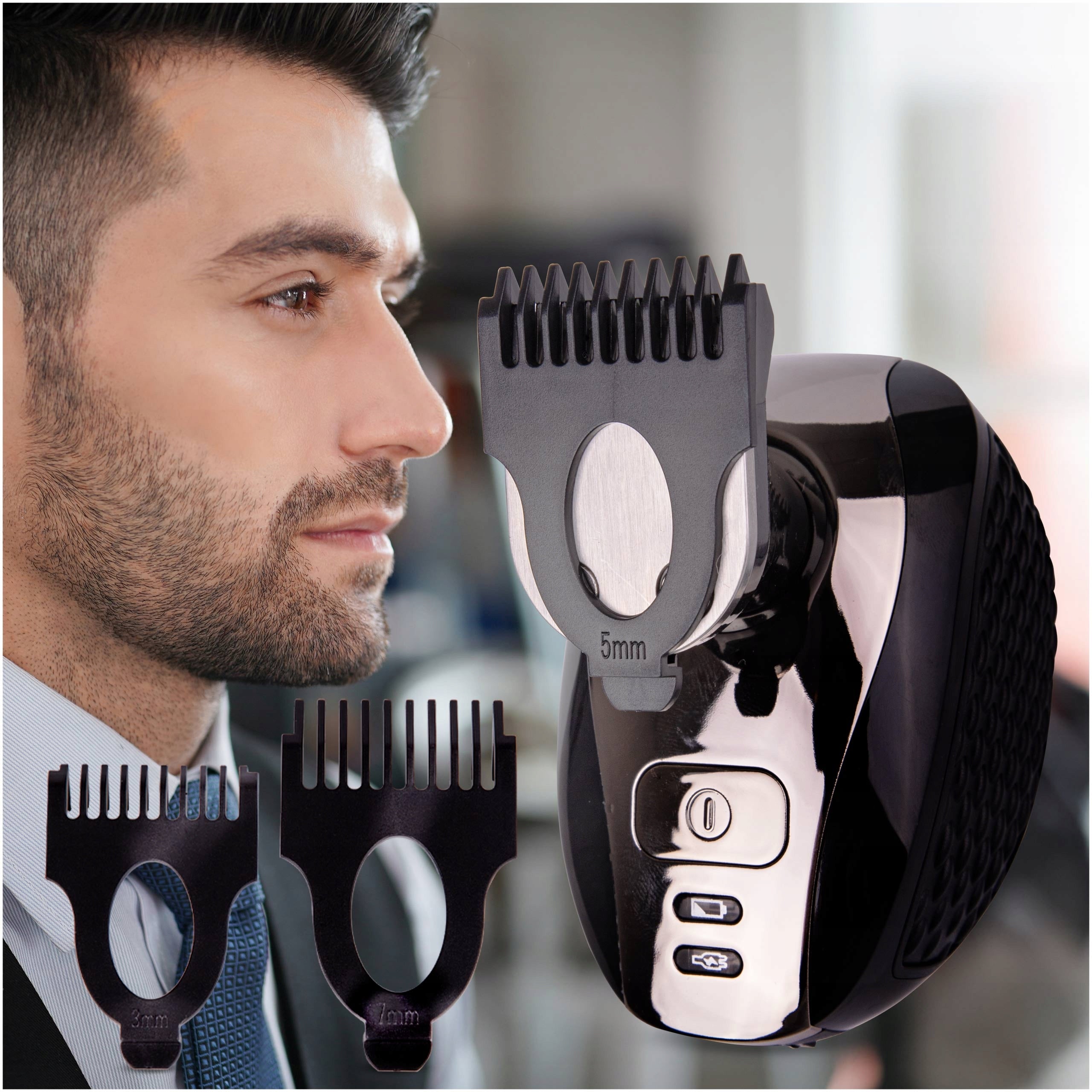 5IN1 MEN'S ELECTRIC BEARD HEAD SHAVING MACHINE WITH TRIMMER Packaging status original