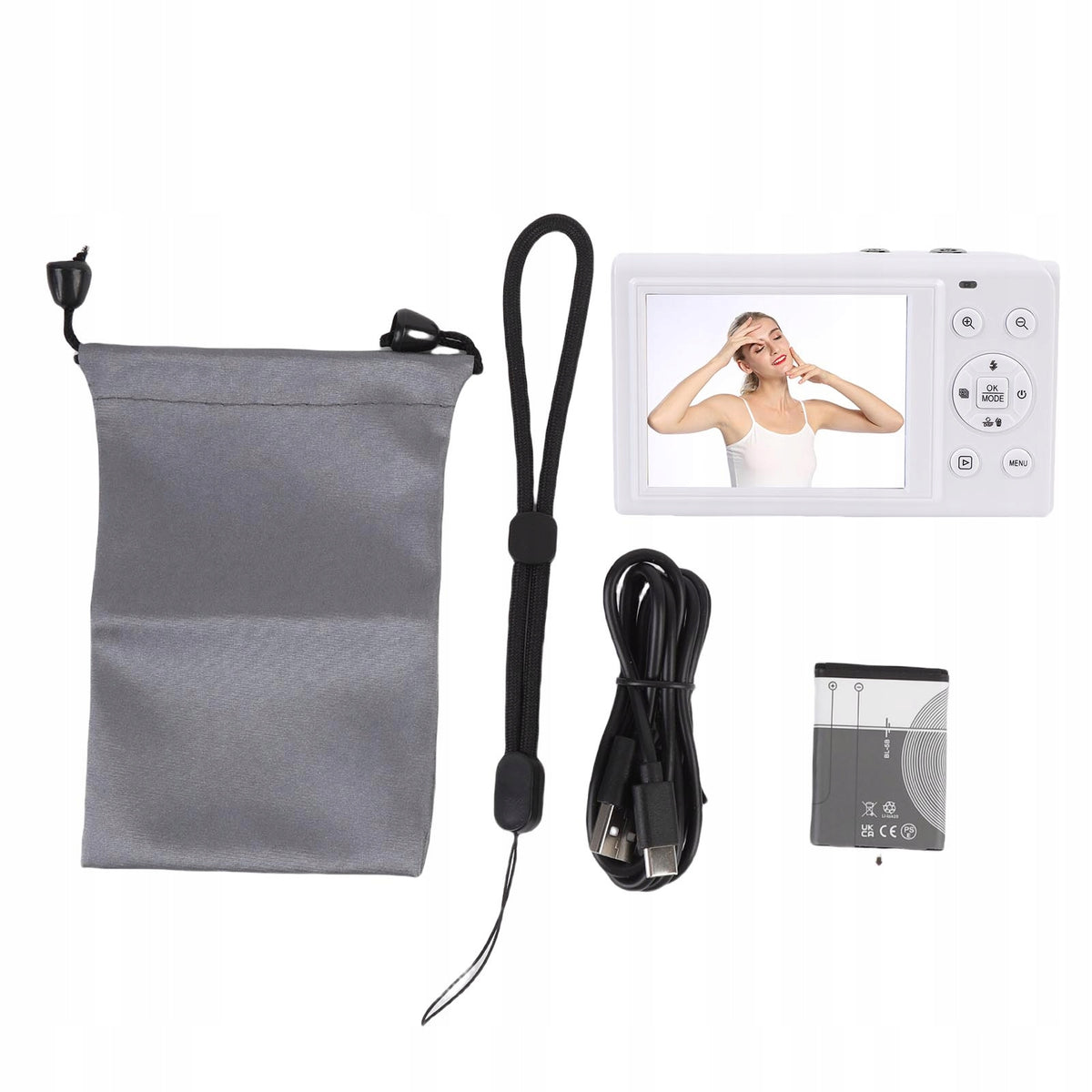 5K Dual Screen Digital Camera 18x Zoom 80MP WiFi Vlog DU Manufacturer code AG250902066118