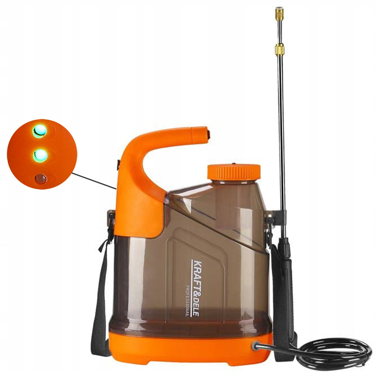 5L GARDEN CORDLESS SPRAYER PORTABLE LIGHTWEIGHT PRESSURE SPRAYER Tank capacity 5 l