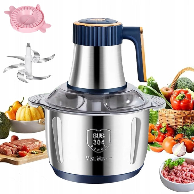 5L STEEL ELECTRIC INCISOR WITH DUMPLING ACCESSORIES Packaging status original