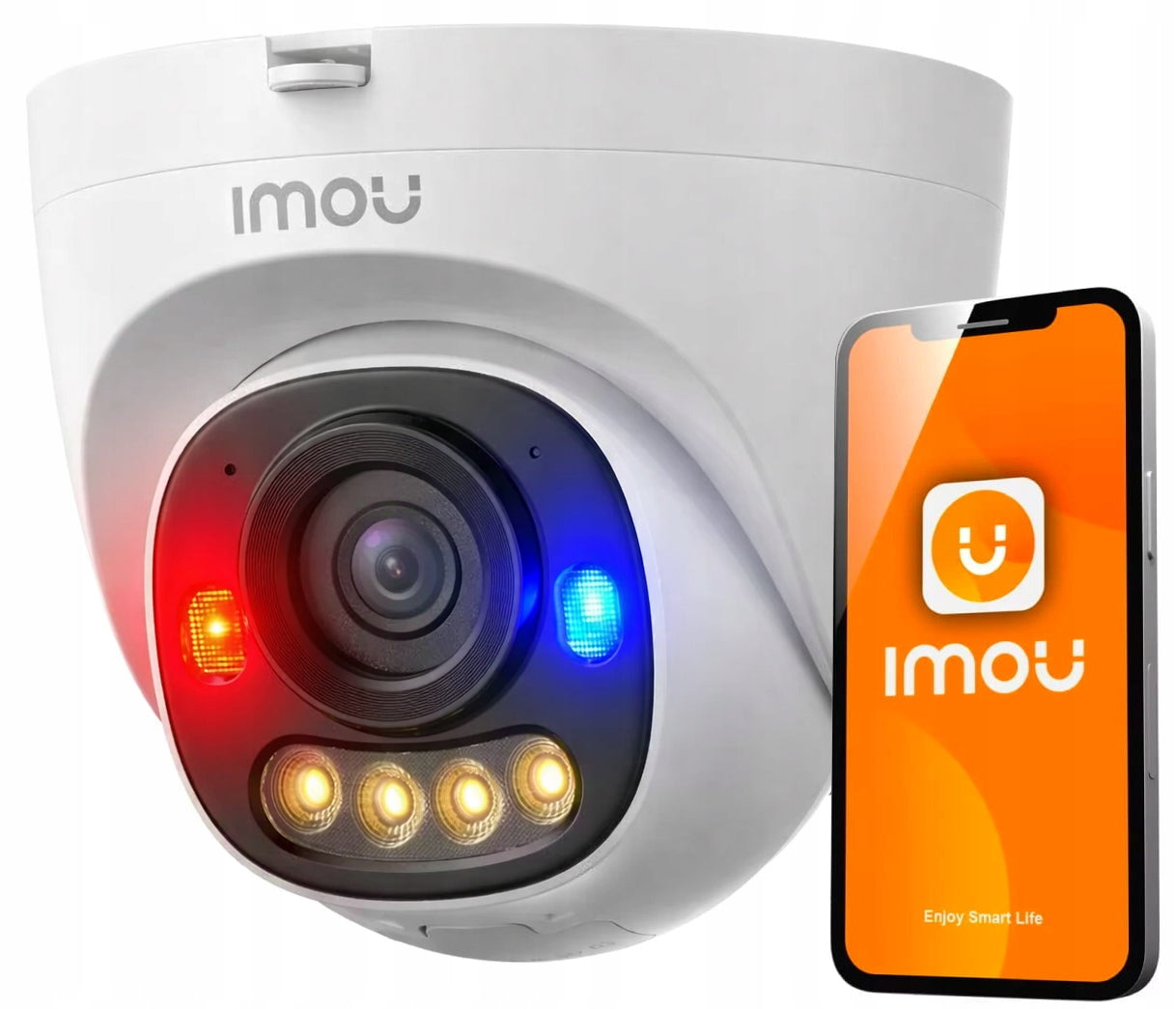 5MP IMOU PoE IPC-PS8D-5V0 Dome Light Deterrence