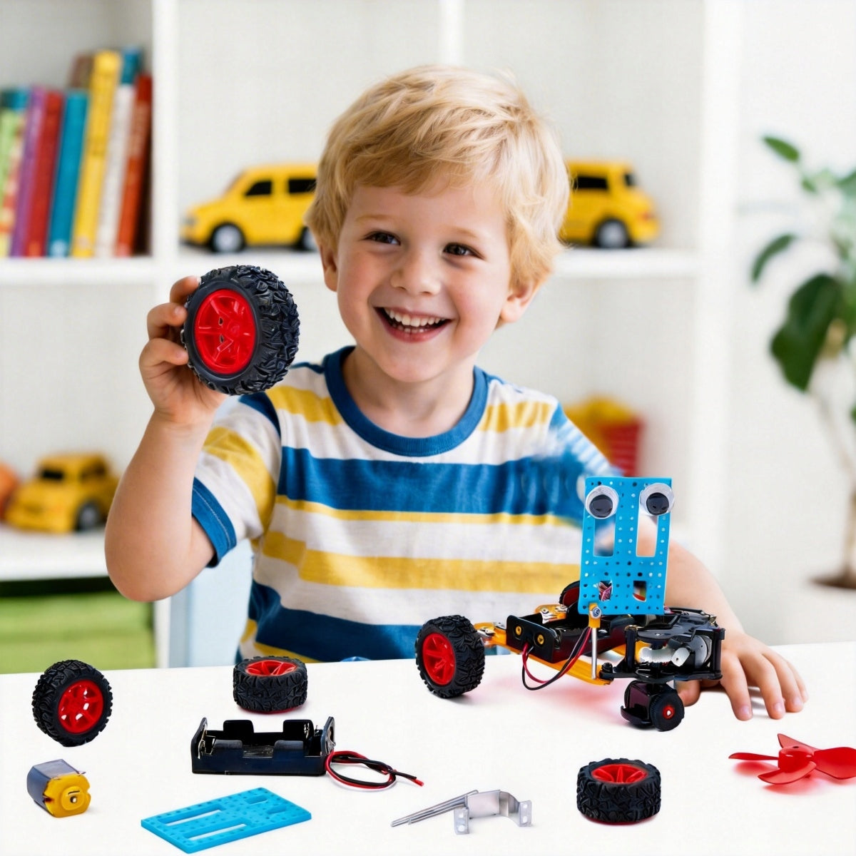 5PCS SET SMALL ELECTRONICS EXPERIMENTS ROBOTIC TOY ELECTRICIAN SCIENCE Brand no brand