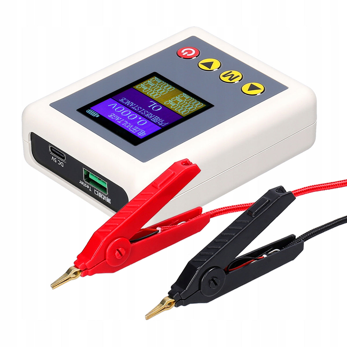 5VDC INTERNAL RESISTANCE AND VOLTAGE METER 4 WIRE KELVIN METHOD