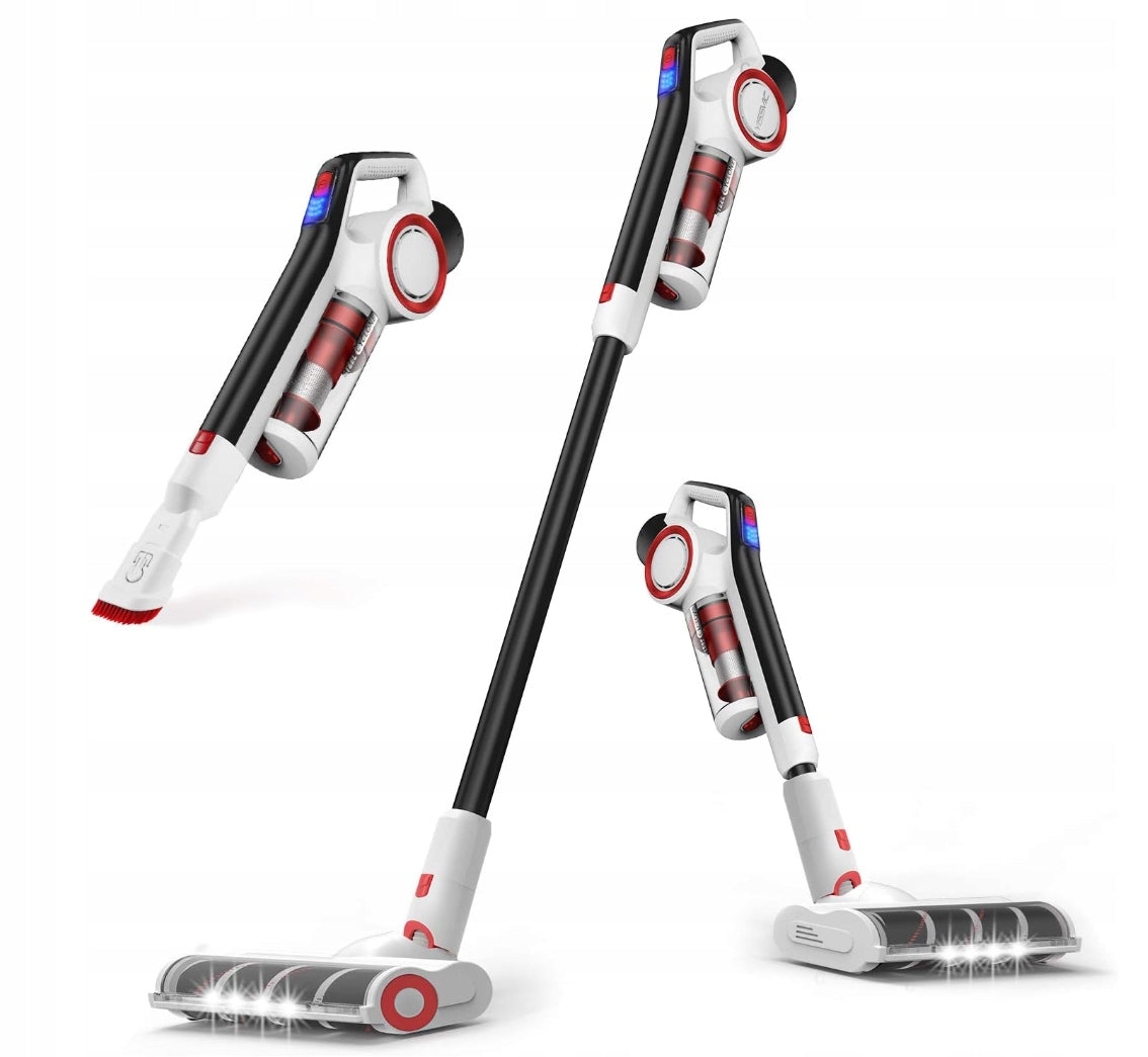 5in1 Cordless Upright Vacuum Cleaner 350W Power 26 kPa 2 Brushes