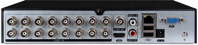 5in1 Kenik KG-13516L-A 16 Channel Recorder for 2Mpx AHD CVI TVI Cameras Batteries included no