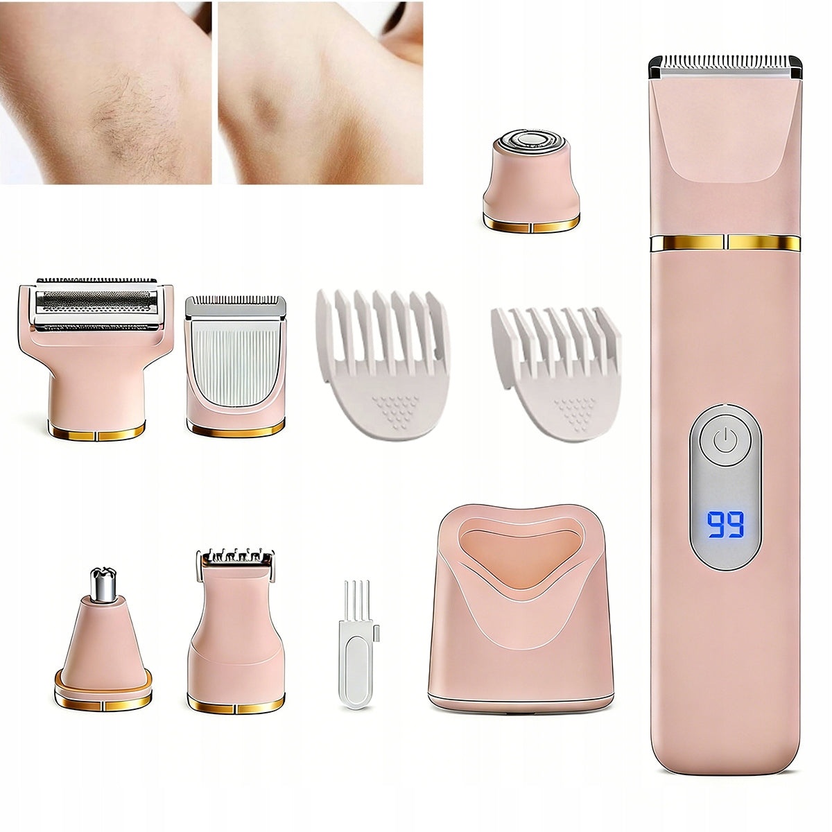 5in1 Shaver for Women for Intimate Places