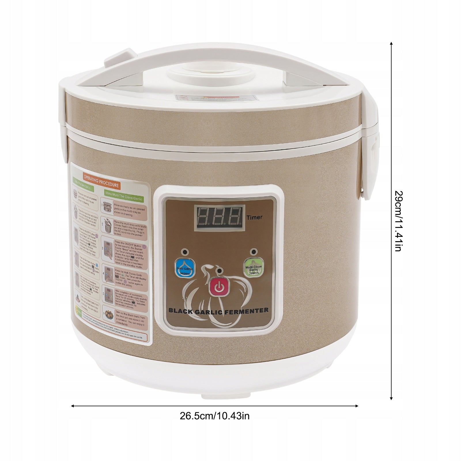 5l Black Garlic FermenterAutomatic Intelligent Control Garlics Maker Manufacturer code 587312
