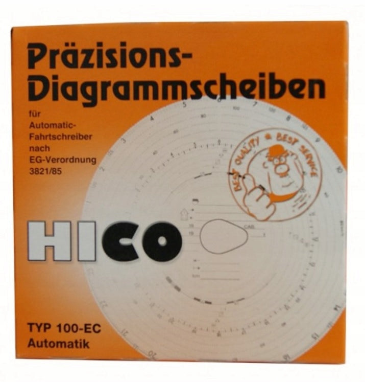 5pcs Tachograph Charts 100km/h EEC BEM