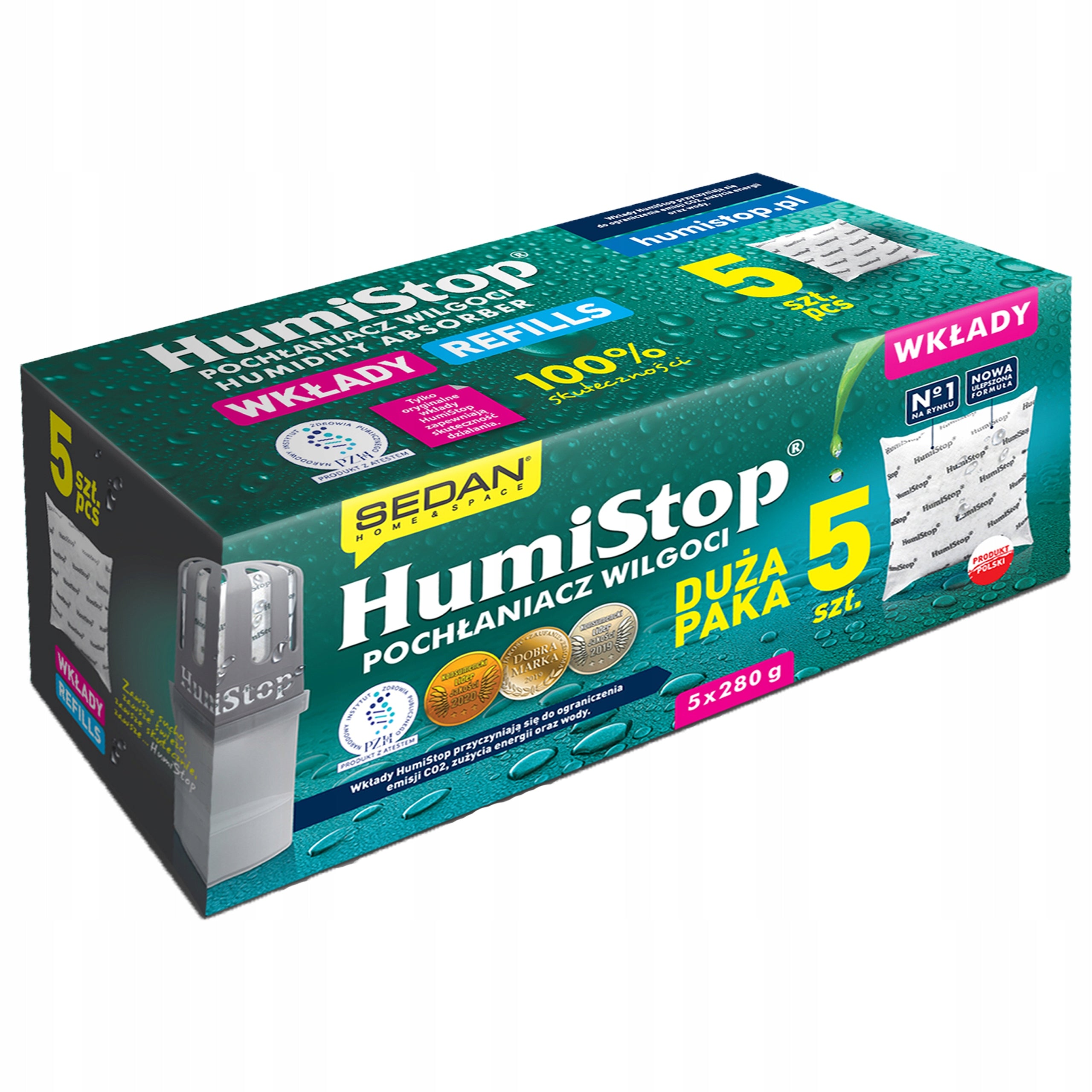 5x CARTRIDGES CARTRIDGE STOCK FOR MOISTURE ABSORBER HUMISTOP SEDAN STRONG CARTRIDGES Batteries included no