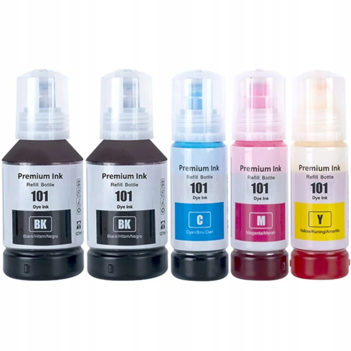 5x INK 101 TO EPSON L4150 L4160 L4260 L4266 L6160 L6190 L6260 L6270 L6290