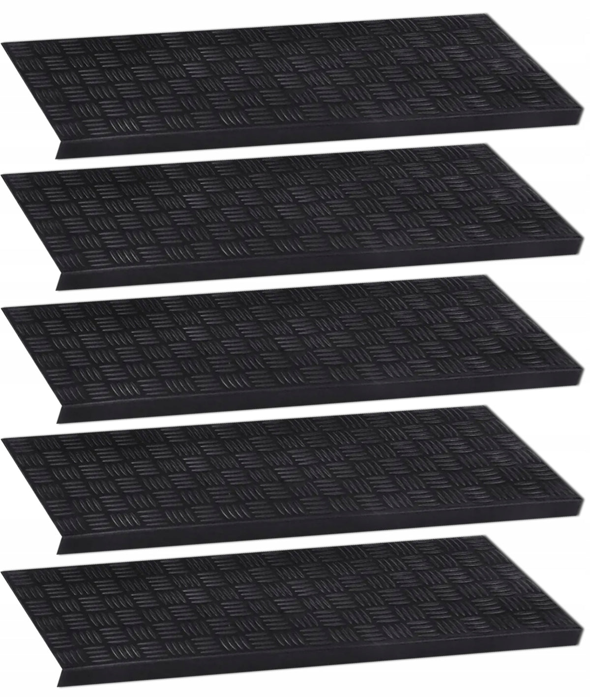 5x RUBBER STAIR COVERS NON-SLIP EXTERNAL STEPS STRONG RIFLE EAN (GTIN) 5908420934064
