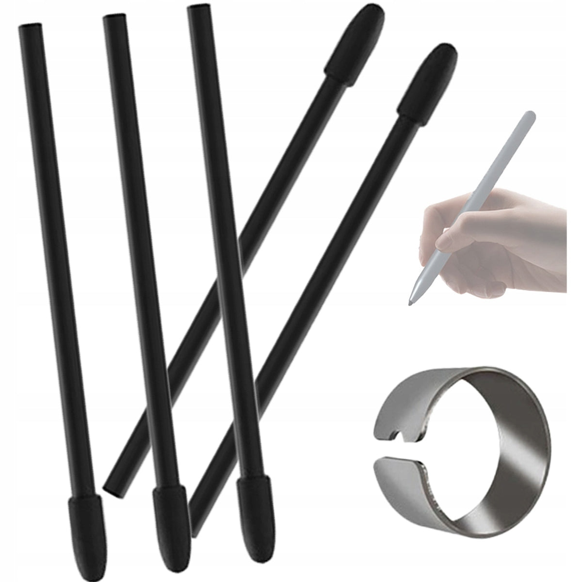 5x Replacement tip for e-book pen BIGME B7 + replacement clip Manufacturer code BIGME NIB SET B7