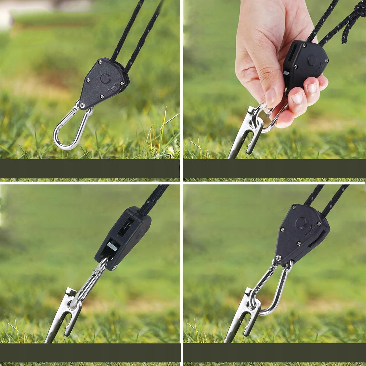 6 EL PROFESSIONAL TENSION CORD FOR TENTS TENT FLUORESCENT CORDS Packaging status original