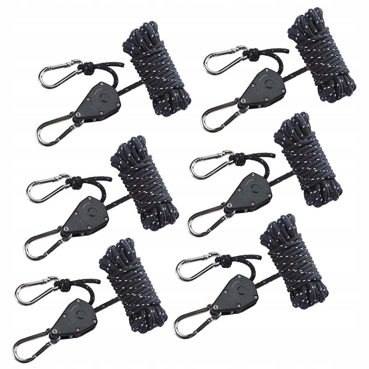 6 EL PROFESSIONAL TENSION CORD FOR TENTS TENT FLUORESCENT CORDS