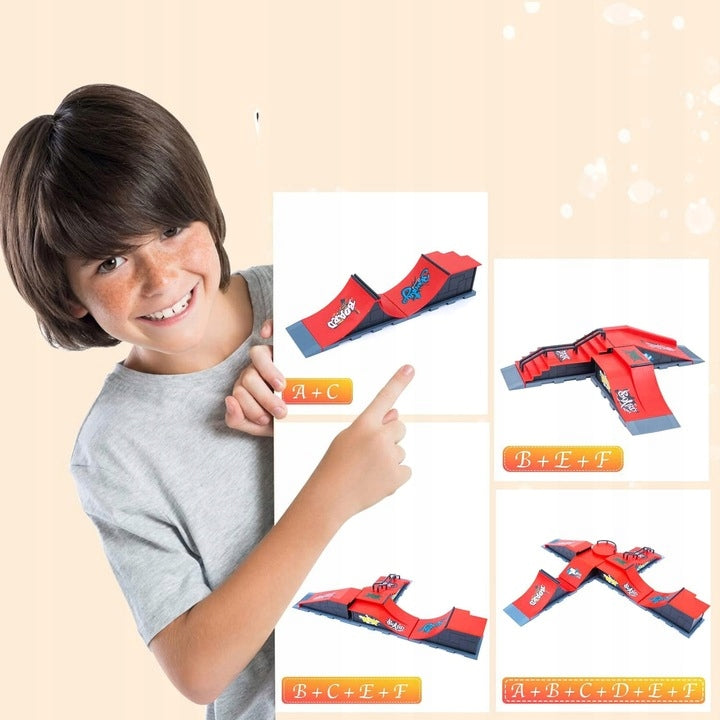 6 IN 1 FINGERBOARD RAMP SKATEPARK SET 6 SKATEBOARD Manufacturer code SD5847