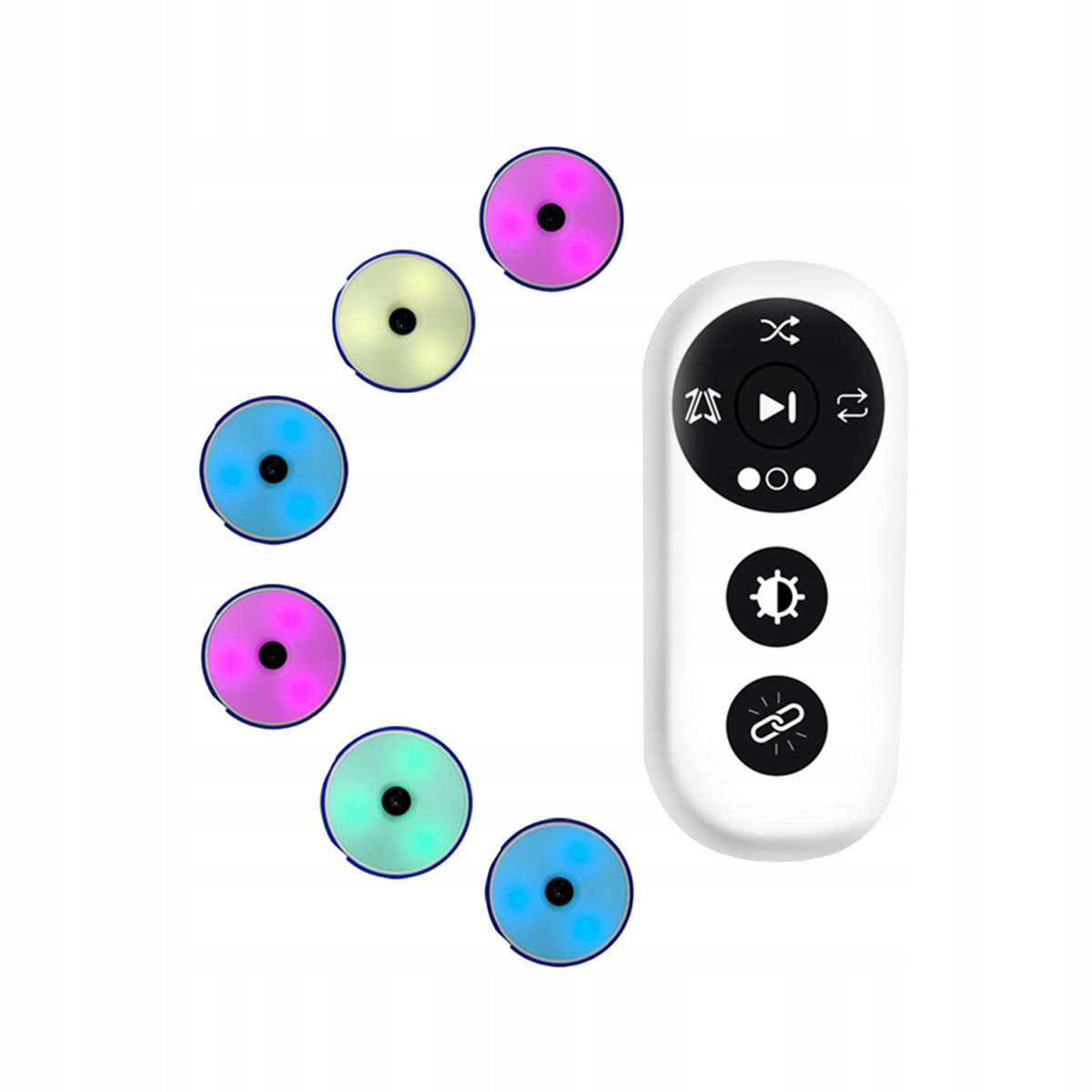 6 Pieces Reaction Training Lights React Sensory Sports Agility Lights