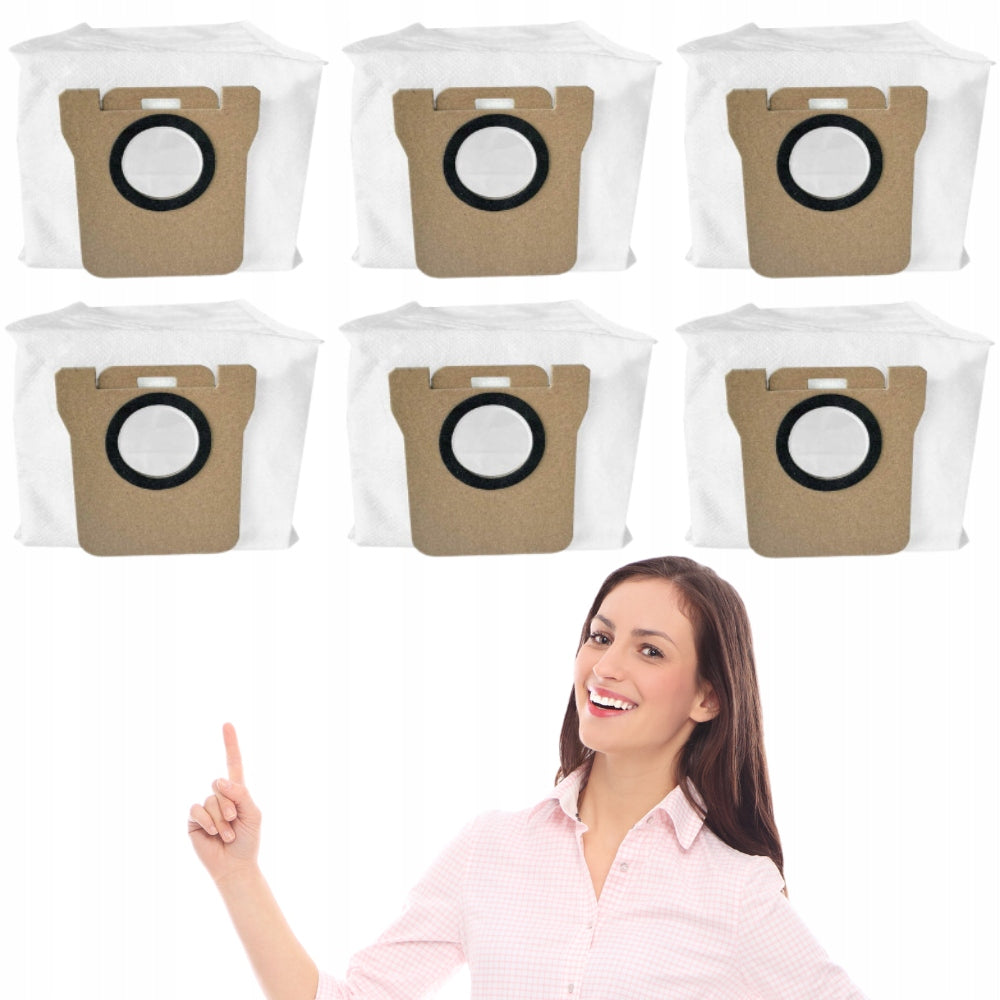 6 x Dust Bags for Dreame L10S Ultra L10 L20, Xiaomi Vacuum X10 X10+ X20+