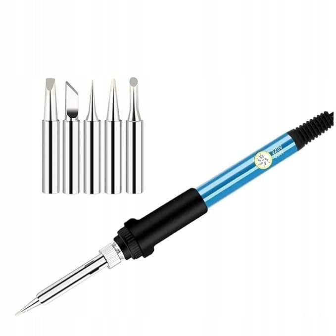 60W ADJUSTABLE FLASK SOLDERING IRON + TIP SET