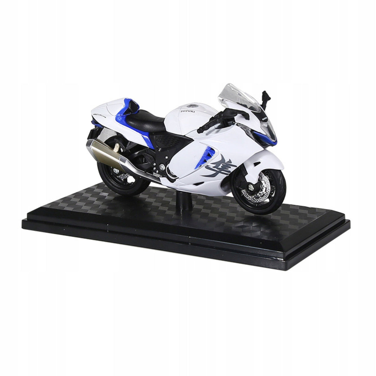 622806 HUAYI MSZ MOTOR 1/18 M18-5B SUZUKI HAYABUSA WHITE 1:18